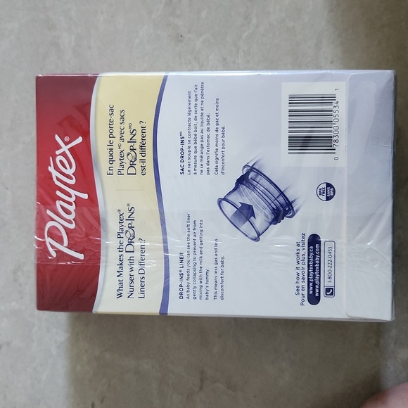 Playtex Drop in Liners for Nurser Bottles, 4 Ounce, 50 Count (3 Pack) - Picture 2 of 3